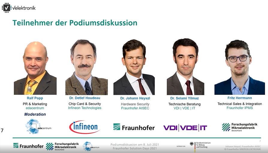 Fraunhofer: Podiumsdiskussion Velektronik